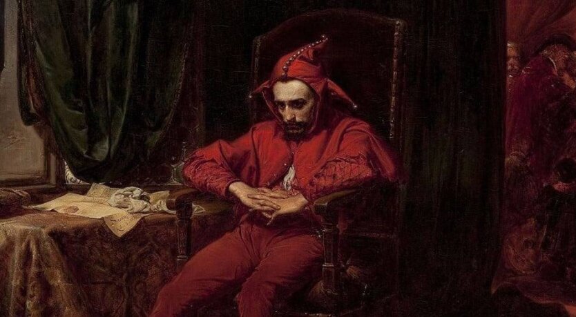 "Stańczyk" - a painting by Jan Matejko