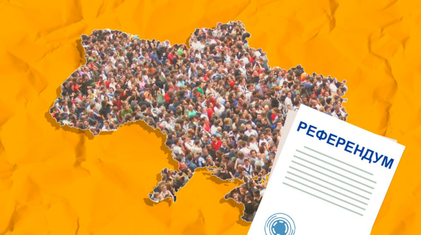 National Referendum in Ukraine, collage - Sovo i Dilo