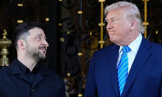 Volodymyr Zelensky, Donald Trump, AP Photo