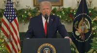 President Donald Trump addresses the nation