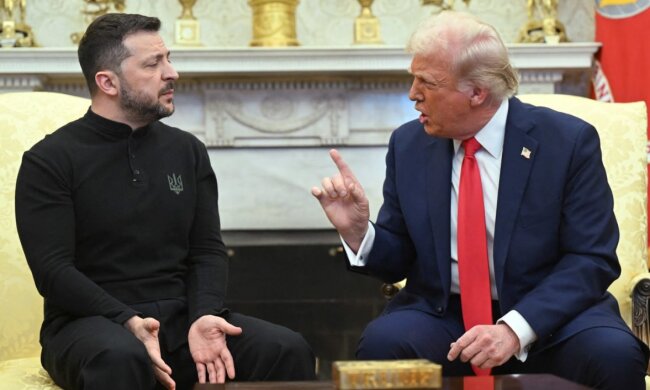 Vladimir Zelensky and Donald J. Trump