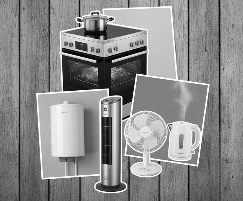 Energy-guzzling appliances