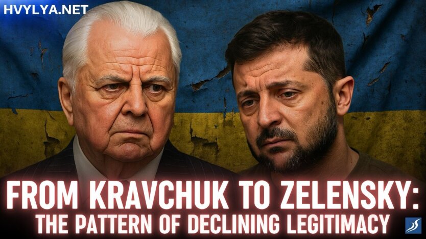 Volodymyr Zelensky and Leonid Kravchuk