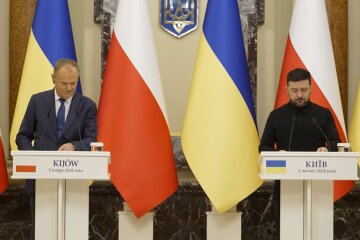 Volodymyr Zelenskyy and Donald Tusk