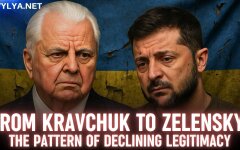 Volodymyr Zelensky and Leonid Kravchuk