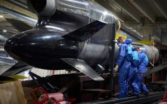 A Flamingo cruise missile, Photograph: Efrem Lukatsky/AP