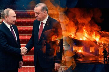 Vladimir Putin and Recep Tayyip Erdogan