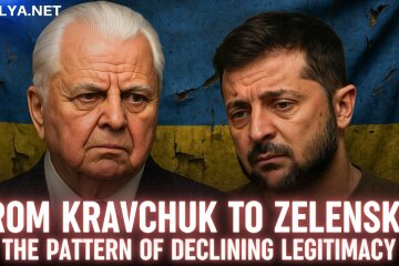 Volodymyr Zelensky and Leonid Kravchuk