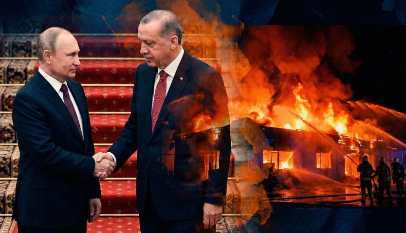 Vladimir Putin and Recep Tayyip Erdogan