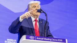 Donald Trump in Davos, photo -  World Economic Forum/Benedikt von Loebell