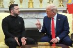 Vladimir Zelensky and Donald J. Trump