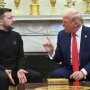 Vladimir Zelensky and Donald J. Trump
