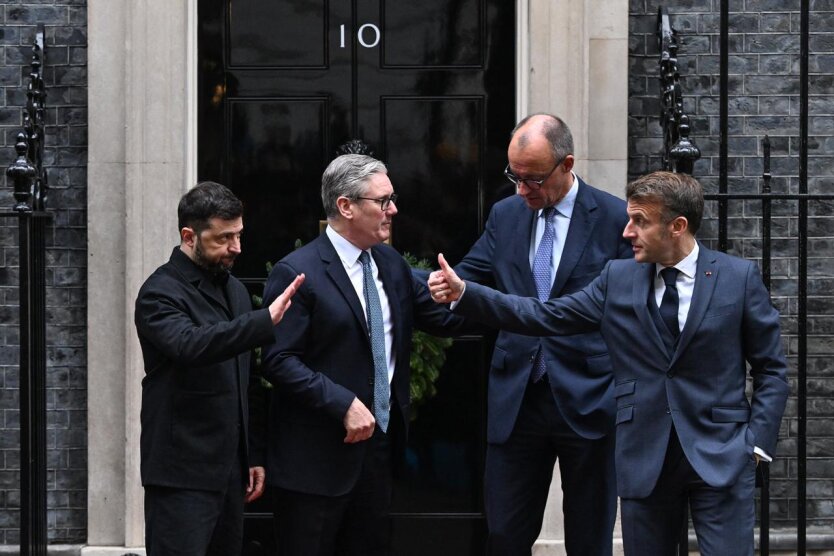 Starmer, Macron, and Merz meet Zelenskyy