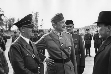 Adolf Hitler and Carl Mannerheim, 1943