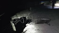 Partial Destruction of Bridge in Odesa Region