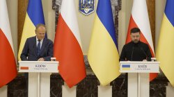 Volodymyr Zelenskyy and Donald Tusk