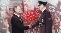 Vladimir Putin and Adolf Hitler