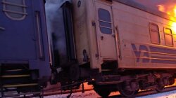 Russian Drones Strike Passenger Train in Kharkiv Region; Two Injured