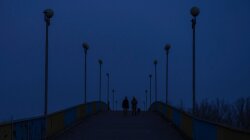 Blackout in Ukraine, photo - NYT