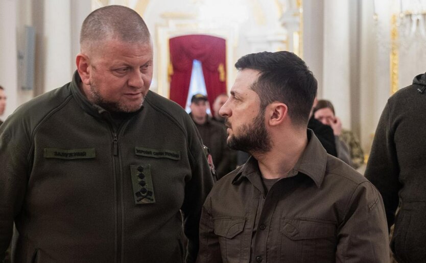 Valeriy Zaluzhnyi, Volodymyr Zelensky