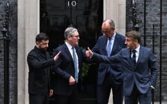 Starmer, Macron, and Merz meet Zelenskyy