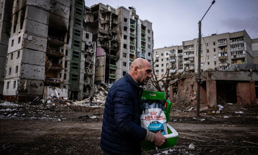 Destroyed cities of Ukraine, photo - Dimitar Dilkoff / AFP / East News