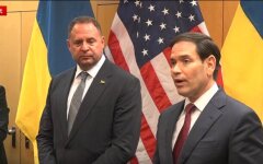 Andriy Yermak, Marco Rubio, screenshot