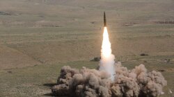 Launch of a Russian rocket