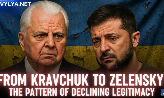 Volodymyr Zelensky and Leonid Kravchuk